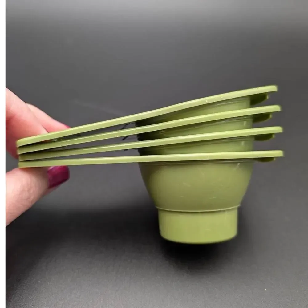 Vtg Airstream Kitchen Set Avocado Green Plastic Promotional Kitchen Tools USA RV